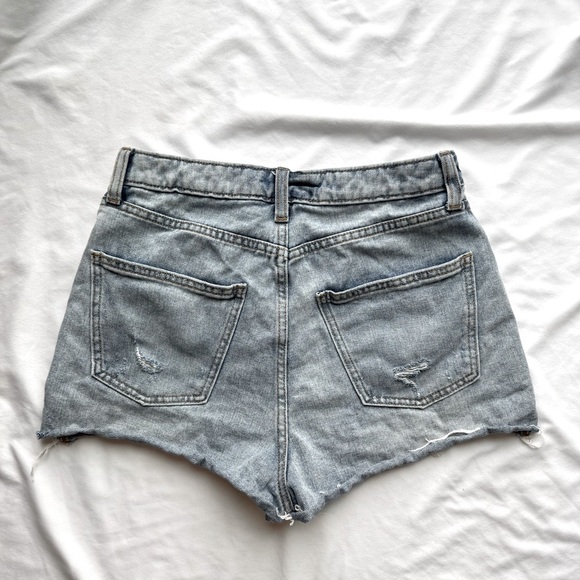 Wild Fable Super High-Rise Cutoff Denim Shorts - Size 4 - Picture 5 of 5